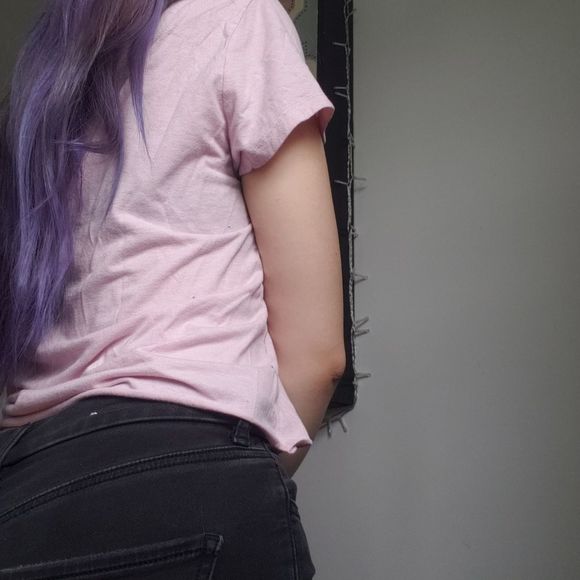 ✨2FOR15$✨Pink Batman Superman Crop Top - Picture 4 of 8